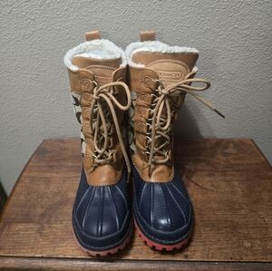 Coach Winter Rain Duck Boots Designer 6B